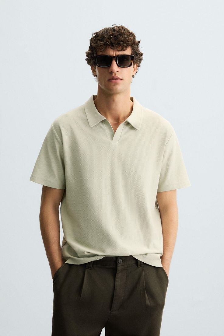 KNIT POLO SHIRT