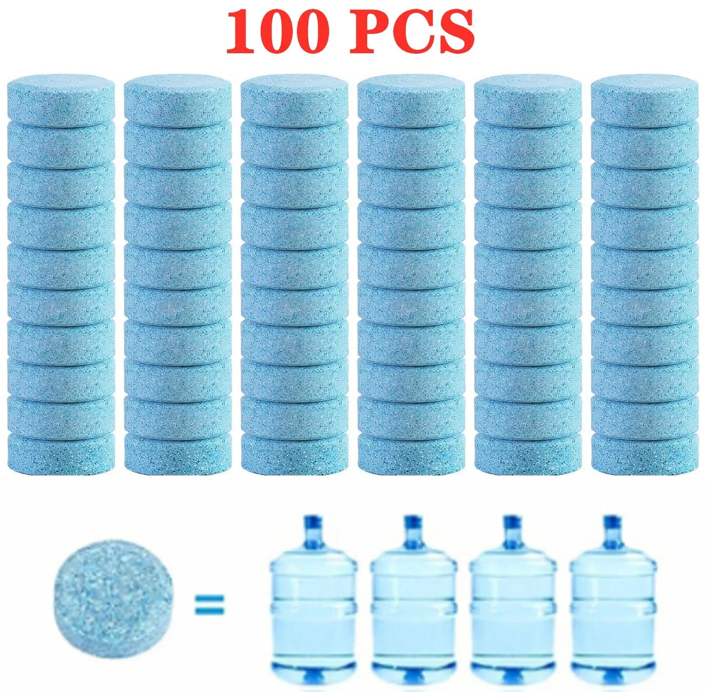 Solid Cleaner Car Windscreen Cleaner Effervescent Tablet Auto Wiper