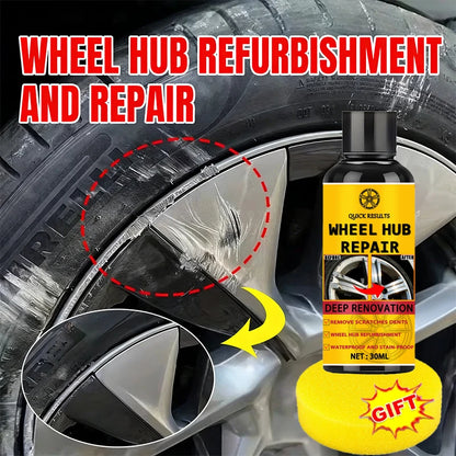 Car Wheel Hub Scratch Refurbishment Paste, Tire Rim Scratch Paint