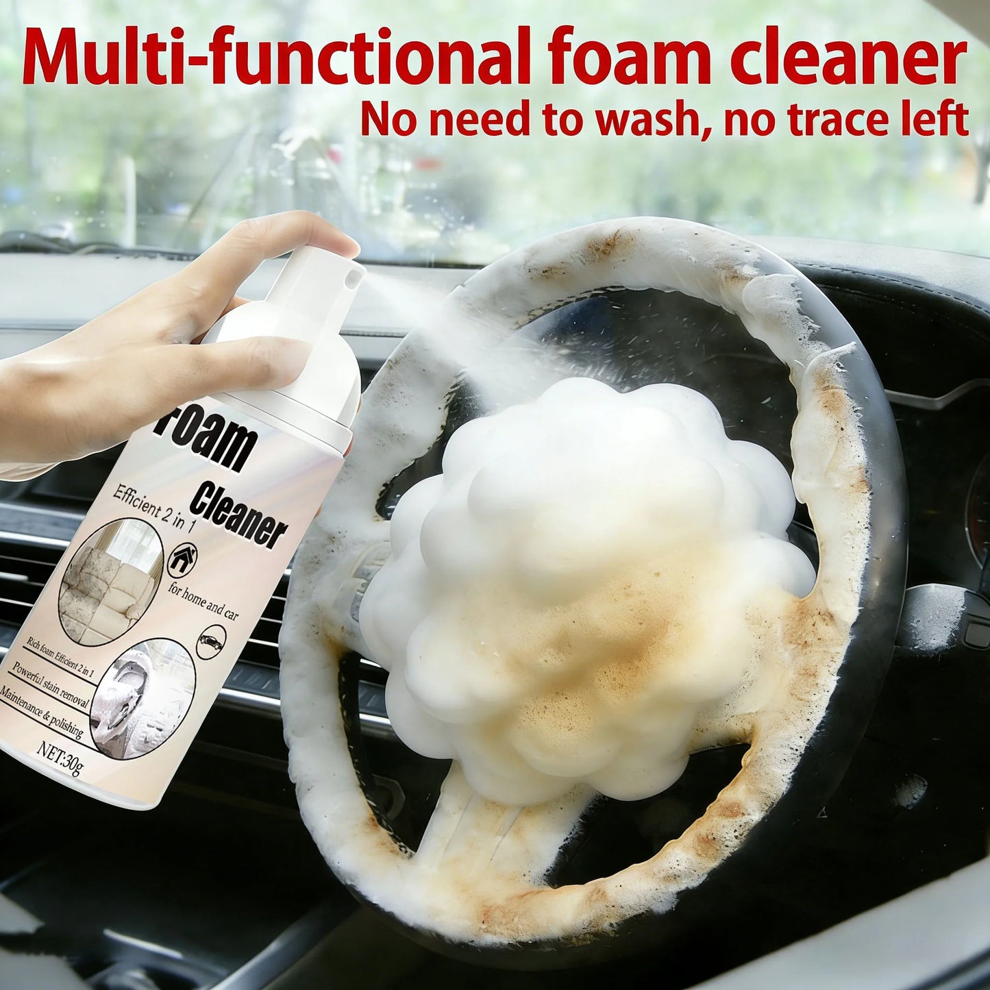 Multifunctional Foam Cleaner Car Interior Stain Removal and Cleaner