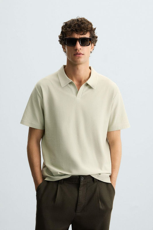 KNIT POLO SHIRT