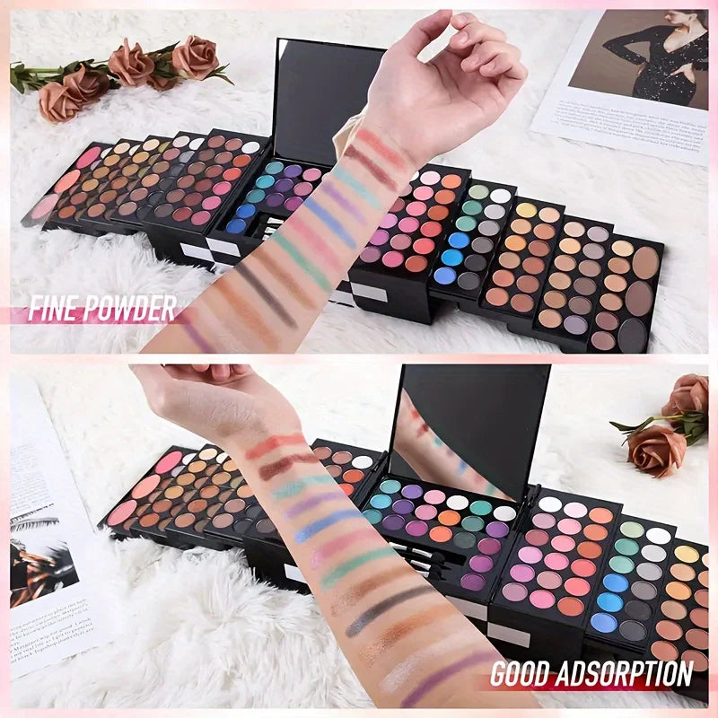 142-color eye shadow, 3-color blush, 3-color eyebrow powder  set