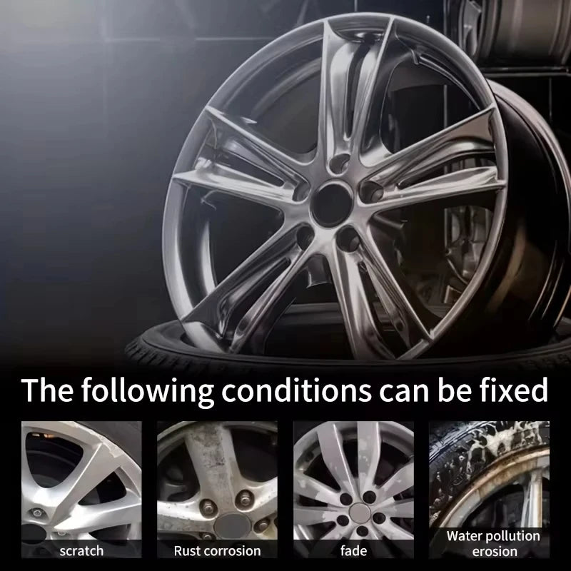 Car Wheel Hub Scratch Refurbishment Paste, Tire Rim Scratch Paint