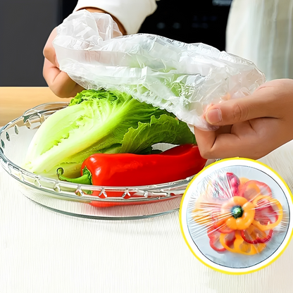 PLASTIC DISH WRAP COVERS