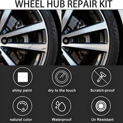 Car Wheel Hub Scratch Refurbishment Paste, Tire Rim Scratch Paint