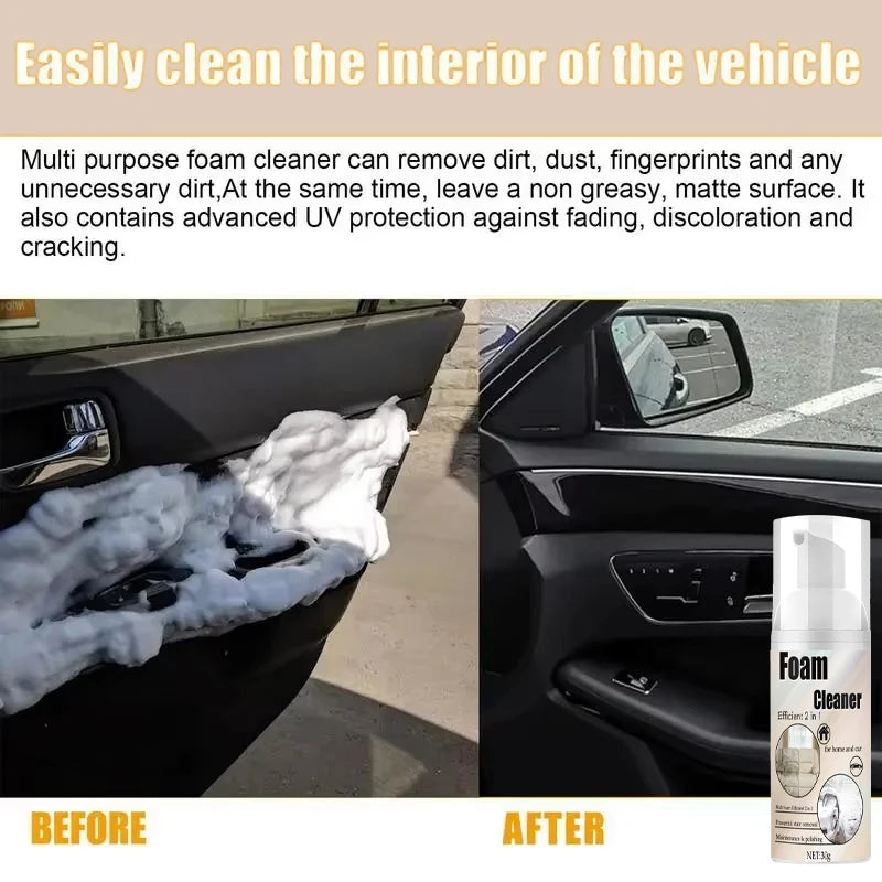 Multifunctional Foam Cleaner Car Interior Stain Removal and Cleaner
