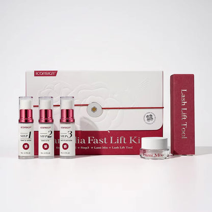 ICONSIGN Camellia Fast Lift Kit 5 To 8 Minutes Perm Makeup Cosmetics Full Set