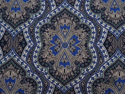 DESIGNER BLUE PRINTED BEDSHEET