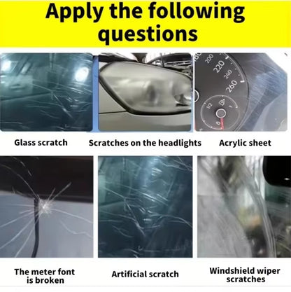 Glass Scratch Repair Easy-to-Use, No-Residue Scratch Remover