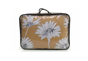 YELLOW FLORAL PRINTED BEDSHEET