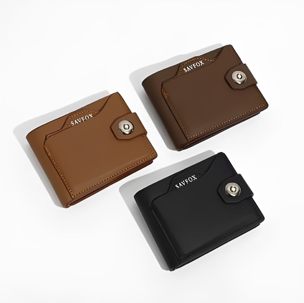 UNIQUE BROWN MEN'S WALLET