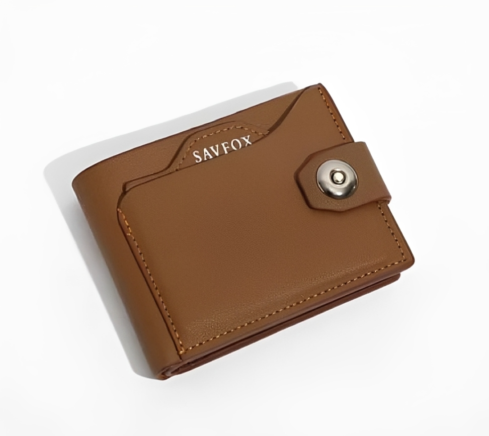 UNIQUE BROWN MEN'S WALLET