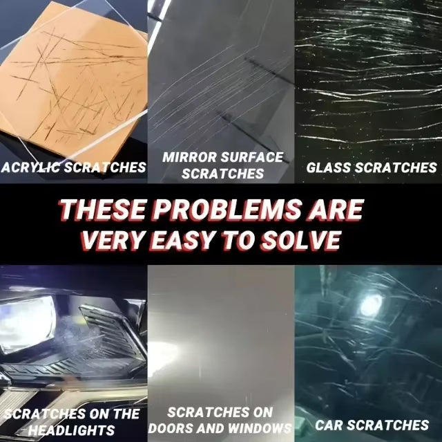 Glass Scratch Repair Easy-to-Use, No-Residue Scratch Remover